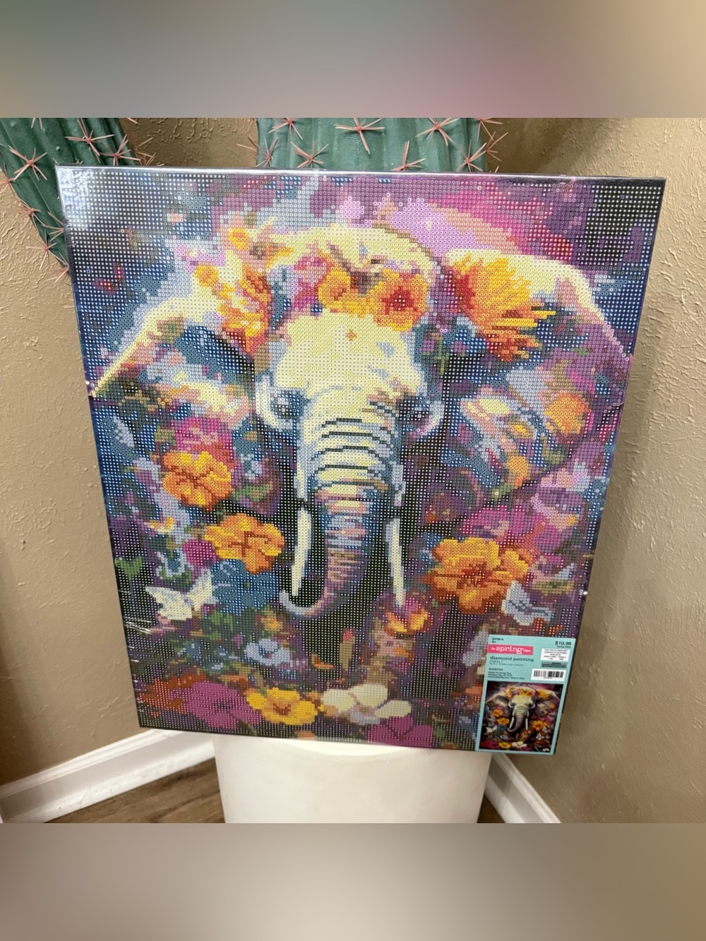 Colorful Elephant Diamond Art Kit